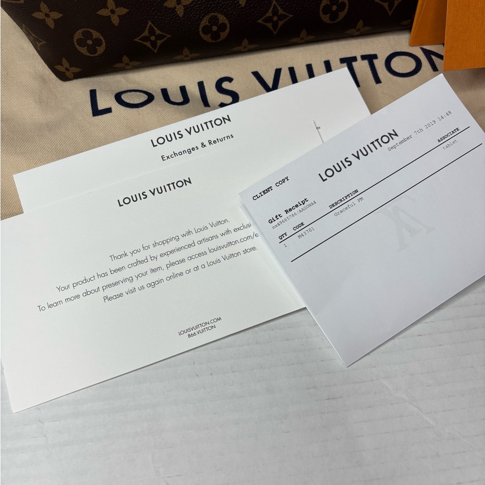 ⛔️SOLD⛔️LOUIS VUITTON Monogram Graceful PM Shoulder Bag - Picture 9 of 10